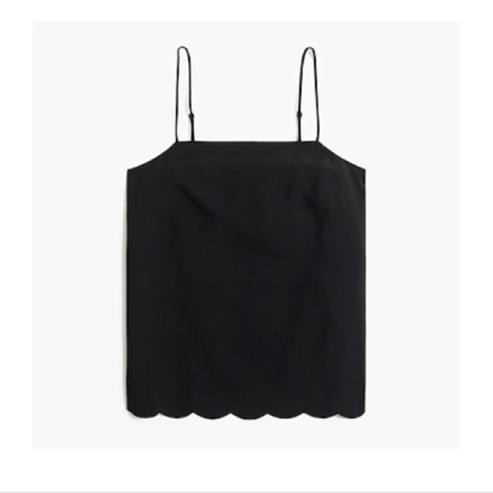 JCrew Scalloped Hem Cami